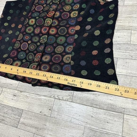 Christopher & Banks | Funky Multicolor Circles Print Vest | Large - Picture 12 of 12